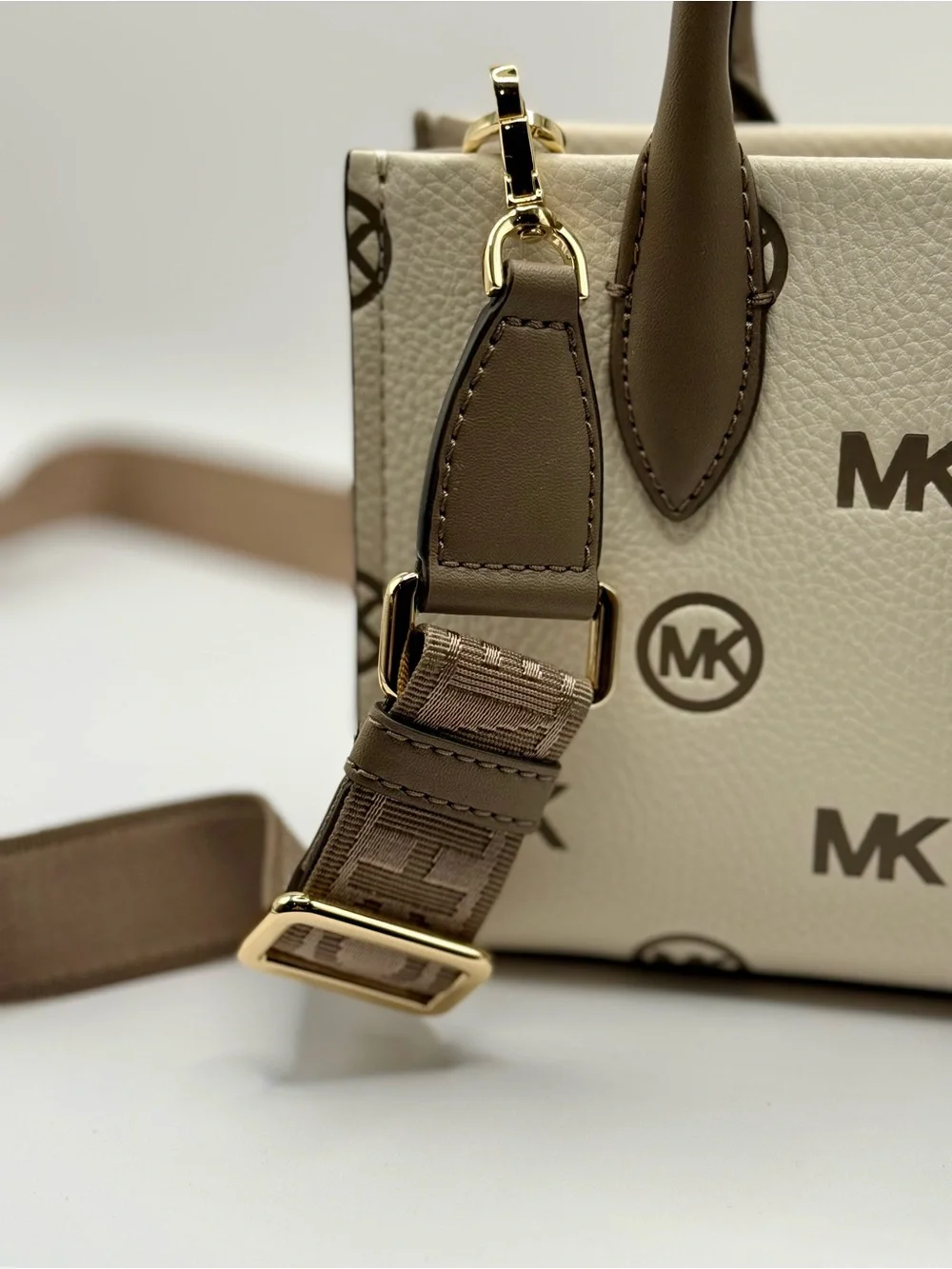 Michael Kors Mirella Extra-Small Logo Debossed Crossbody Bag Pre-Owned